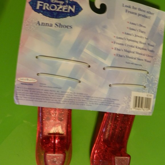 Disney Frozen Anna & Elsa Sparkle Shoes Toddlers Dressup Pretend roleplay NWT - Picture 7 of 15